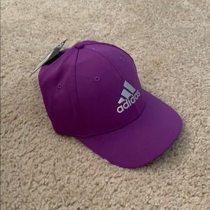 Adidas purple golf cap